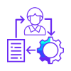 Icono ordenar procesos internos